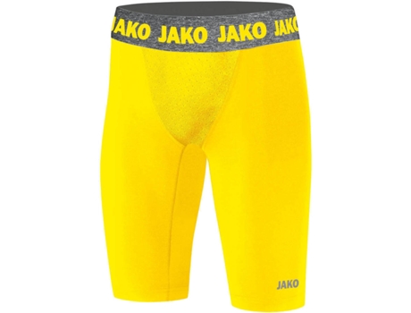 Pantalones Cortos para Hombre JAKO Court Compression 2.0 Amarillo (L)