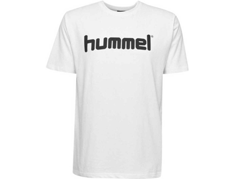 Camiseta de Hombre para Fútbol HUMMEL Go Logo Algodón Blanco (8)