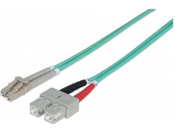 Cable de Fibra Óptica INTELLINET (OM3 - OM3 - 3 m - Azul)