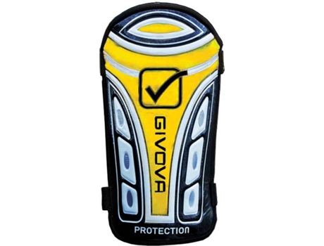 Espinilleras de Fútbol GIVOVA Protection Adulto (Amarillo - Tamaño unico)