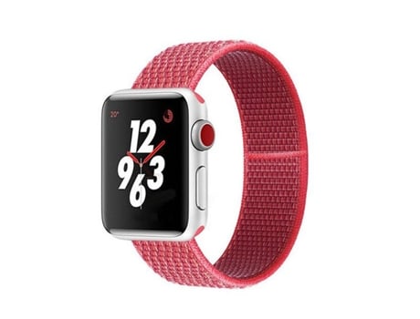 Correa NylonSense para Apple Watch Series 9 - 41mm - Rojo