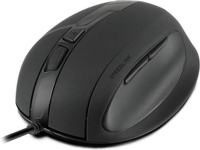 Ratón Gaming SPEEDLINK OBSIDIA (Óptico - 3200 dpi - Negro)