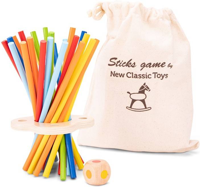 New Classic Toys pick up sticks game juego colectivo mikado edad minima 3