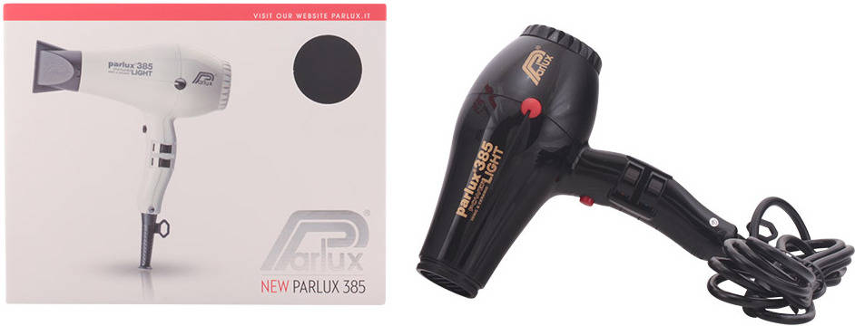 Secador de Cabello PARLUX 385 Powerlight Ionic & Ceramic Negro (2150 W)