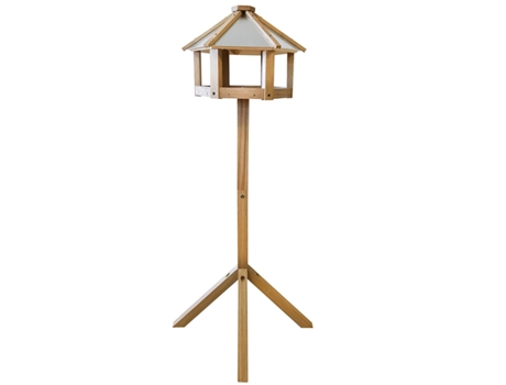 Casota de Pájaros ESSCHERT DESIGN (Madera - Marrón - 57 x 57 x 113 cm)