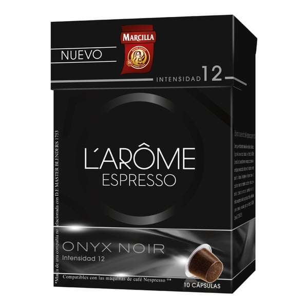 Cápsulas Café Espresso L'OR Ultimates Onyx 12