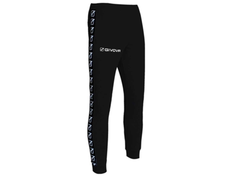 Pantalones para Hombre GIVOVA Tricot Band Negro para Fútbol (L)