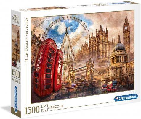 Clementoni Puzzle 1500 piezas vintage london 31807.0