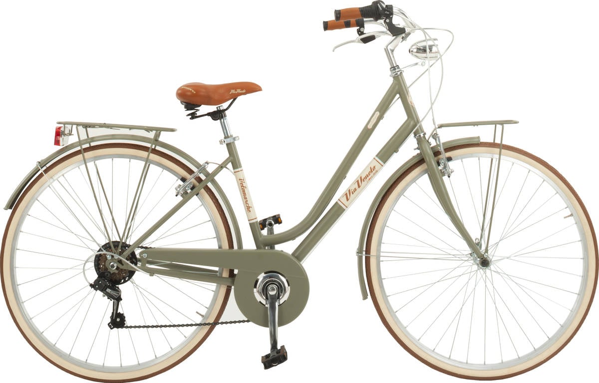 Bicicleta Via Veneto vv619l malagueta beige 46 619 vintage hombre 6 vel