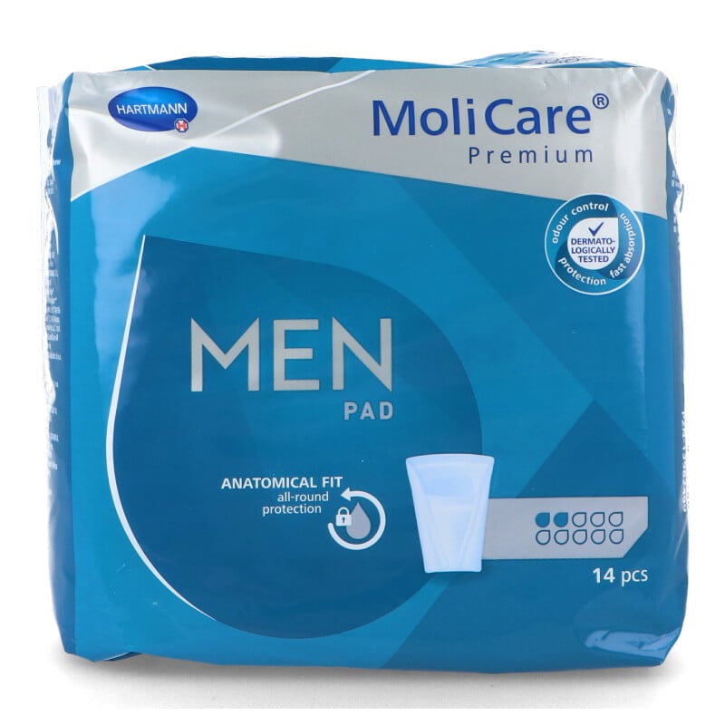 Apósitos para Incontinencia HARTMANN Molicare Premium Men Pad 2 Drops