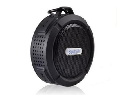 C6 Impermeable Bluetooth Samuriiron Altavoz Mini Ducha Inalámbrica Radio Altavoz Estéreo Negro