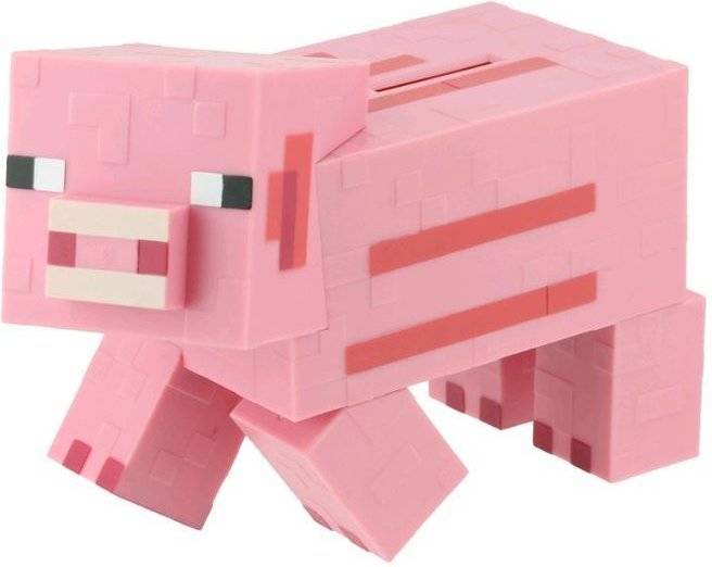 Hucha Minecraft Pig money bank paladone pp6590mcf 19 cm con licencia oficial color