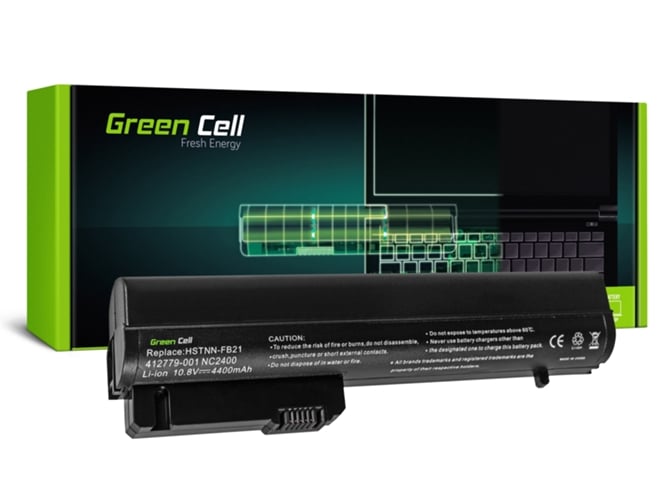 Batería para Portátil Green Cell HP/Compaq EliteBook 2540p 2530p nc2400 nc2410 2400 2510p 2533t