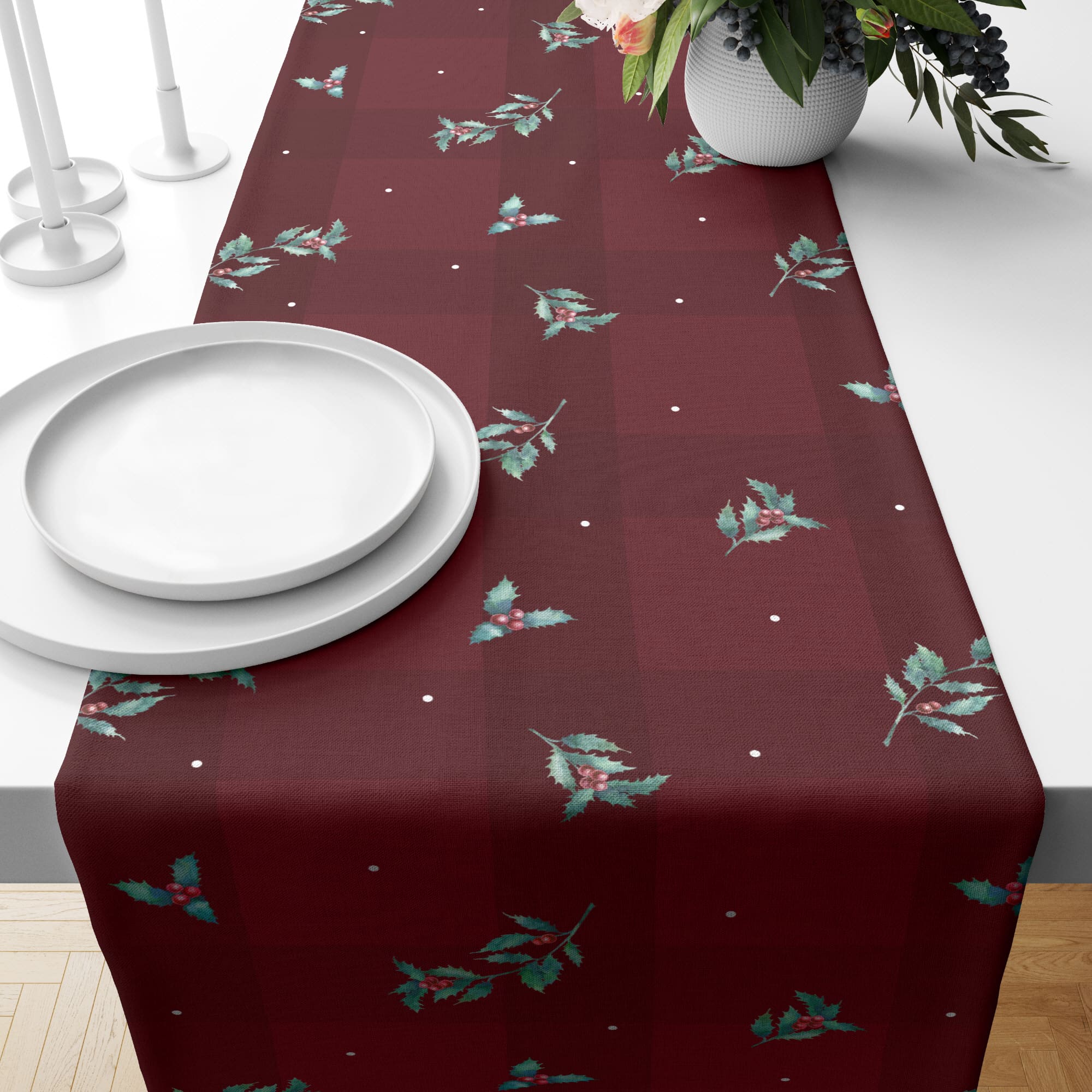 Caminos De Mesa muare home christmas 50 x 145 multicolor belum terciopelo navidad 50x145 100 300 1