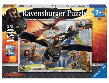 Puzzle RAVENSBURGER Drachenzähmen leicht gemacht rompecabezas 150 pieza(s)