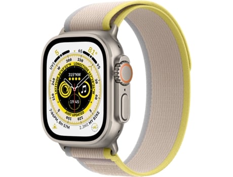 APPLE Watch Ultra GPS+Cellular 49 mm con Loop Trail Amarillo/Beige (Talla M/L)