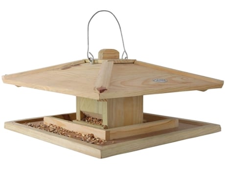 Casota de Pájaros ESSCHERT DESIGN (Madera - Beige - 38,5 x 38,5 x 21,0 cm)