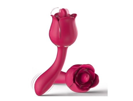 Juguete Vibrador Rosa para Mujer Juguete para Lamer la Lengua Clítoris Mini Pequeños Vibradores Rosa BISBISOUS