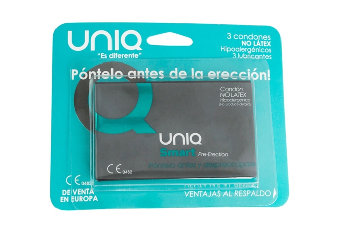 Preservativos UNIQUE Smart Pre-Erecci”N (3 un)