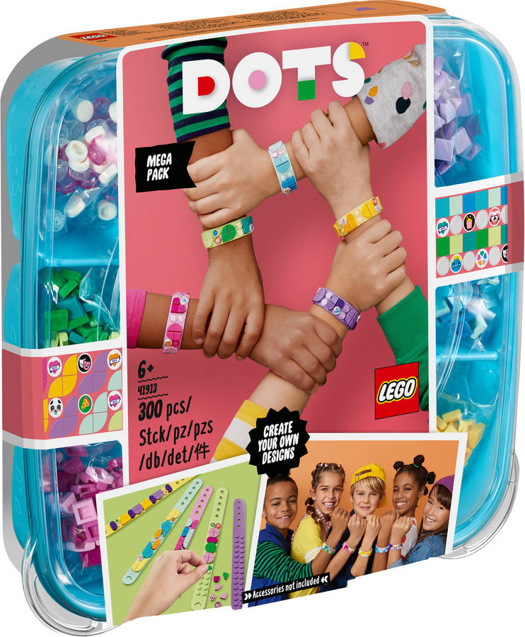 LEGO Pulsera Mega Pack (Edad Mínima: ‍6 - 300 Piezas)