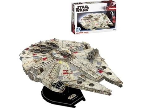 Star Wars Puzzle 3d milenario figuras naves maquetas para construir adultos y niños montar worldbrands edad minima 8 años 129