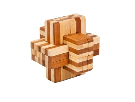 Puzzle FRIDOLIN (Madera - Marrón - 9 x 8.5 x 9 cm)