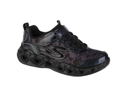 Zapatillas Deportivas SKECHERS Heart Lights (Negro - Tejido- 34)