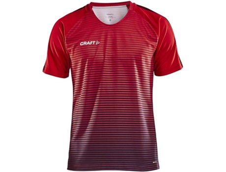 Camiseta de Hombre para Fútbol CRAFT Control Multicolor Rojo (XS)