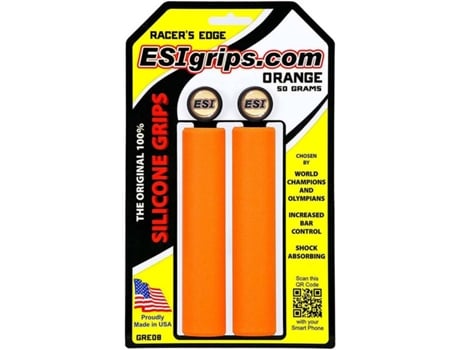 Esigrips Puños Racers edge naranja para bicicleta orange