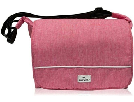 Bolsa de Bebé LORELLI Alba Classic Black Candy Pink