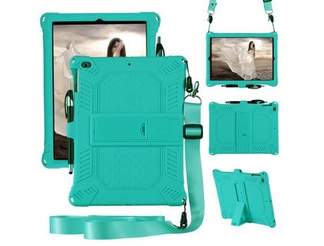 Carcasa de Silicone para iPad 9.7 (2018)/iPad 9.7 (2017)/iPad 5/iPad 6 Azul