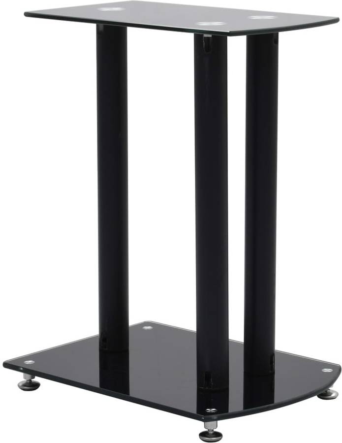 Soporte de Altavoces VIDAXL 2 Piezas Negro