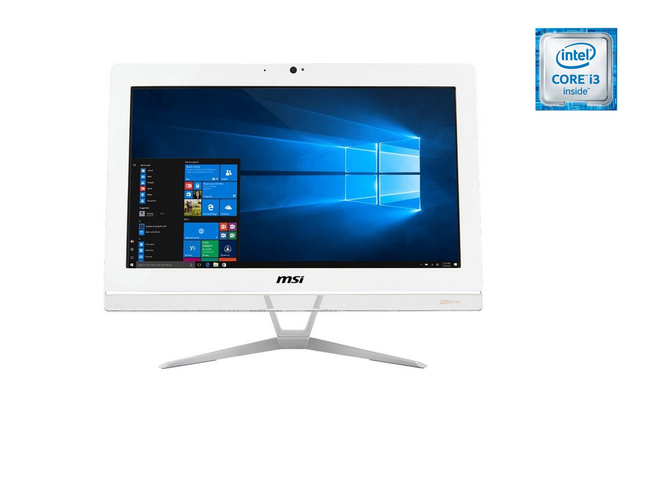 All in One 19.5'' MSI Pro 22 i3-7100 Dual-Core