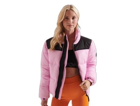 Abrigo SUPERDRY Poliéster Mujer (36 - Rosa)