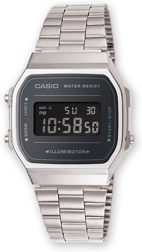 Reloj Digital CASIO Vintage Hombre (Acero - Plateado)