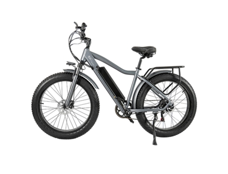 CMACEWHEEL J26 Bicicleta eléctrica 750W Motor 40-45Km/H 17Ah Batería Freno de disco Plata Gris