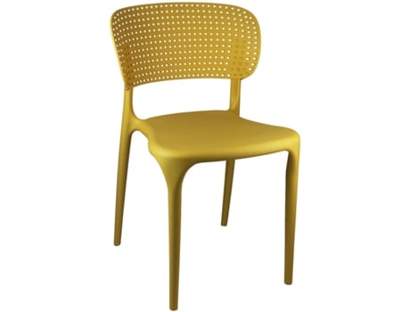 Silla De Thinia home marilyn amarillo polipropileno 495x47x75 cm exterior 75x47x495cm