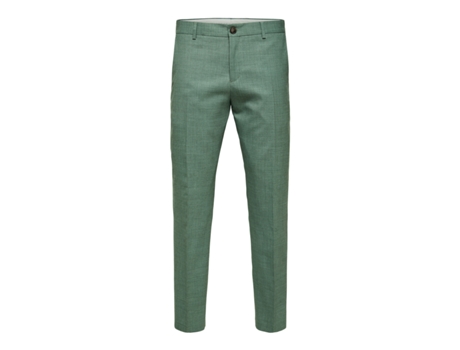 Pantalones SELECTED Hombre (90 - Verde)