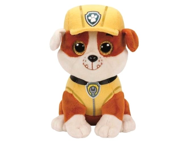 Peluche TY Beanie Boos Patrulla Canina - Rubble 15 cm