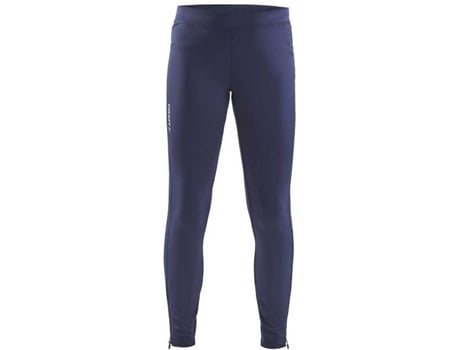 Pantalones Ajustados para Hombre CRAFT Malla Rush Zip Azul para Fútbol (110 - 116 cm)