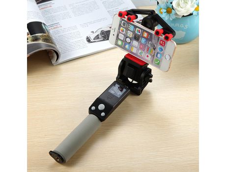 360 graus de rotação selfie stick wireless bluetooth 4.0 controle remoto wireless ios 4.0 android 2.3+ - preto[preto]