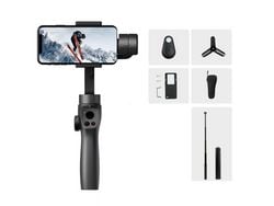 SLOWMOOSE Estabilizador gimbal profissional suave para smartphone android, celular com 3 eixos, handheld gimble stick[set-d]