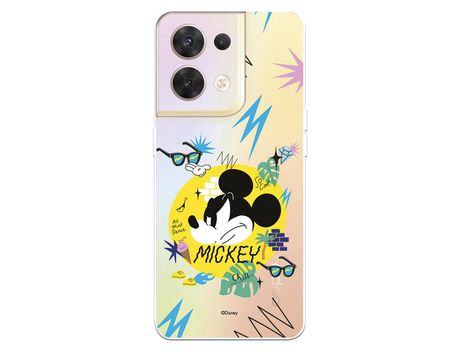 Carcasa para OPPO Reno 8 Oficial De Disney Mickey Mickey Urban Clásicos Disney OPPO Transparente