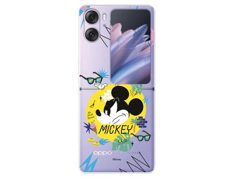 Carcasa para OPPO Find N2 Flip Oficial De Disney Mickey Mickey Urban Clásicos Disney OPPO Transparente