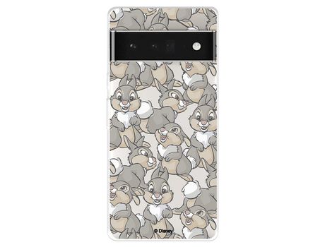 Carcasa para GOOGLE Pixel 7 Pro Oficial De Disney Tambor Patrones Bambi GOOGLE Transparente