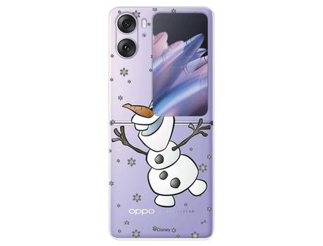 Carcasa para OPPO Find N2 Flip Oficial De Disney Olaf Transparente Frozen OPPO Transparente