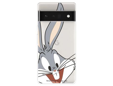 Carcasa para GOOGLE Pixel 7 Pro Oficial De Warner Bros Bugs Bunny Silueta Transparente Looney Tunes GOOGLE Transparente