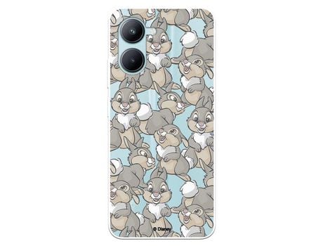 Carcasa para REALME C33 Oficial De Disney Tambor Patrones Bambi REALME Transparente