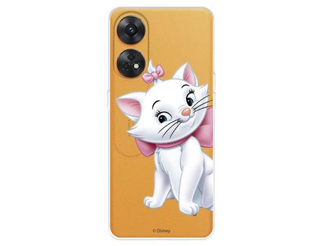 Carcasa para OPPO Reno 8T Oficial De Disney Marie Silueta Los Aristogatos OPPO Transparente