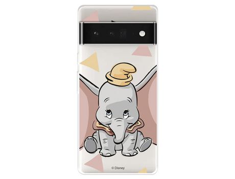 Carcasa para GOOGLE Pixel 7 Pro Oficial De Disney Dumbo Silueta Transparente Dumbo GOOGLE Transparente